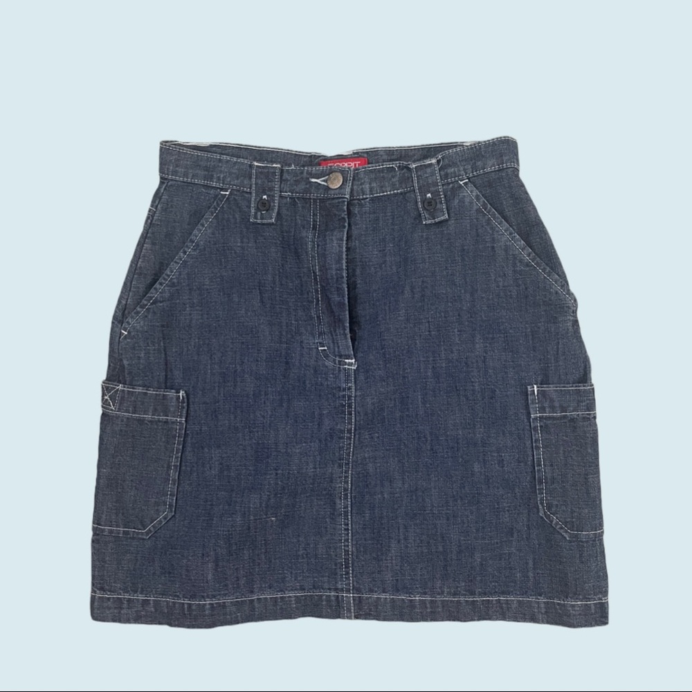 Y2K ESPRIT DENIM MINI SKIRT